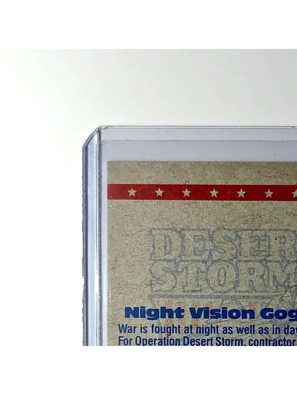 Night Vision Goggles 1991 Topps Desert Storm #63 Card - Picture 7 of 10